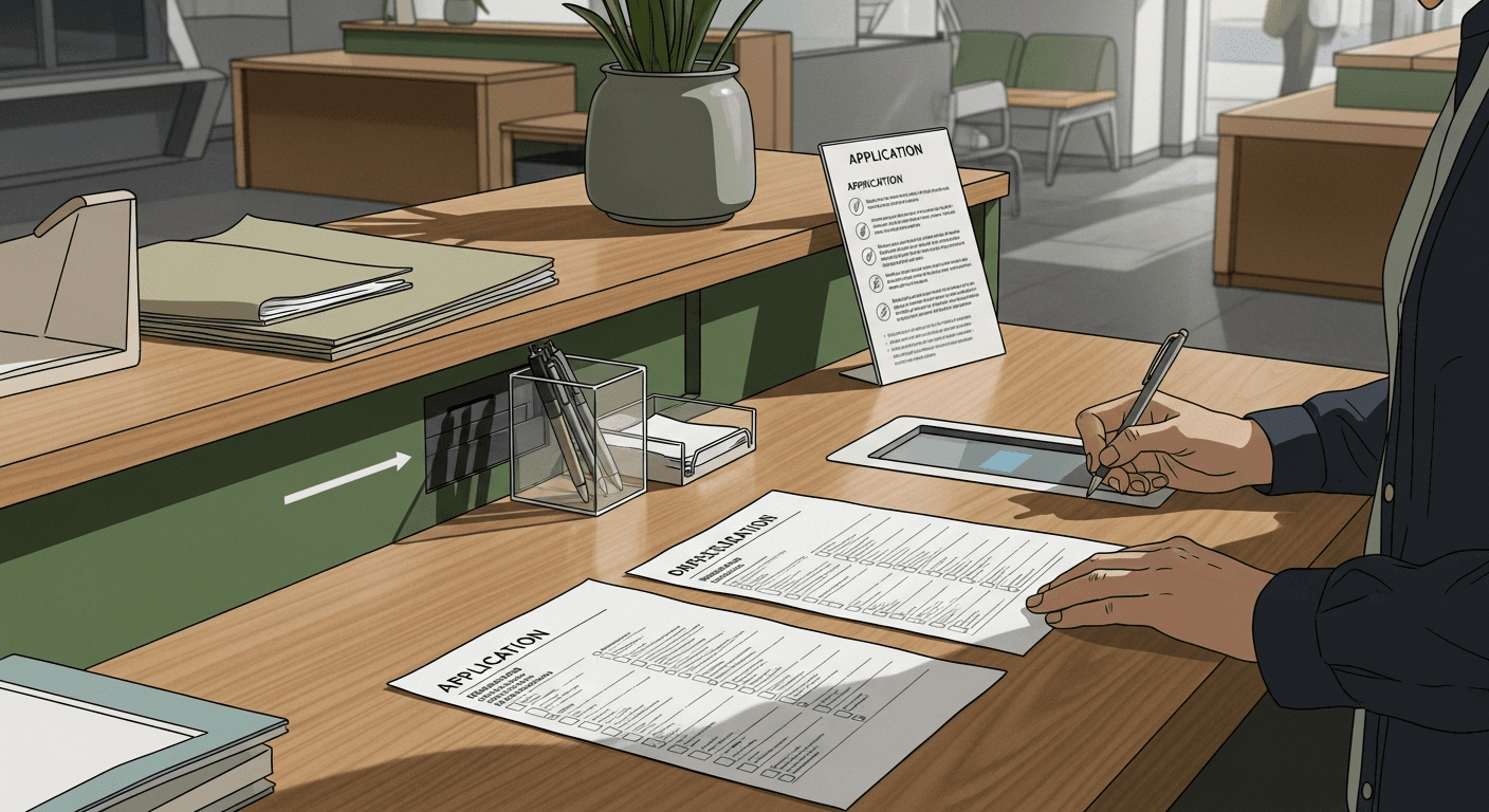 Submission portal intake illustration