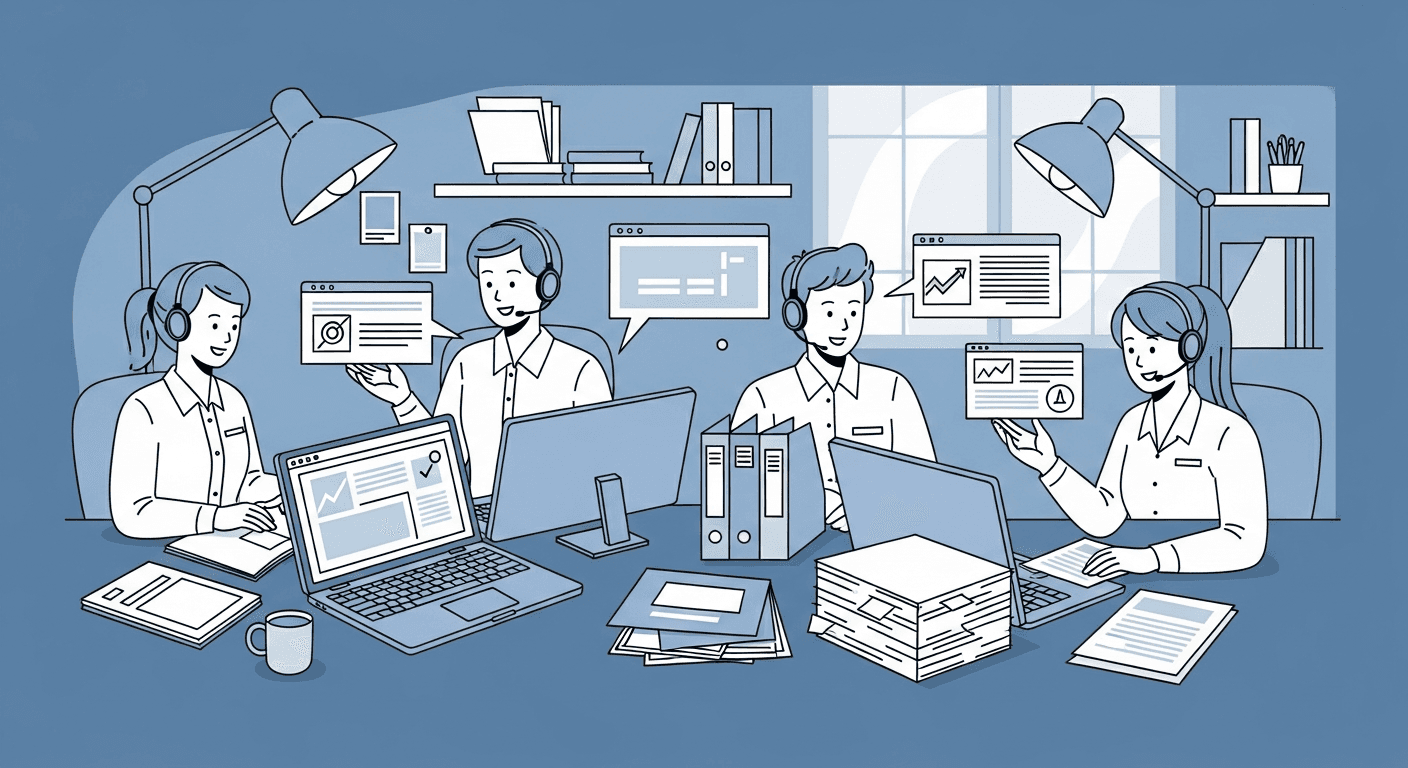 Training portal support illustration